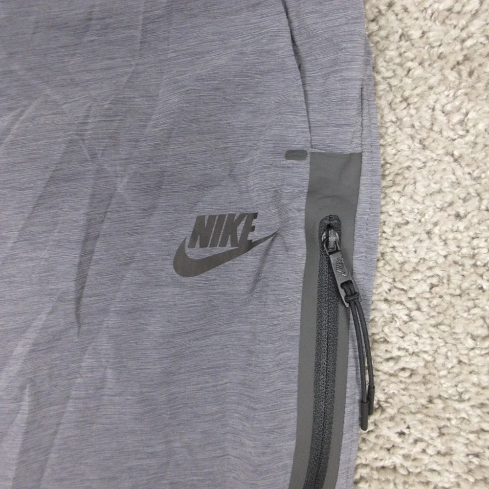 Nike Pants Womens Large Gray Bonded Woven Joggers Performance Lightweight Run